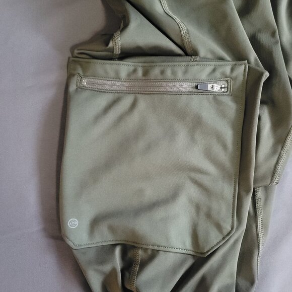 Wrangler x All Terrain Gear Cargo Pants Womens XXL Green Athletic Hiking Legging - Picture 8 of 15